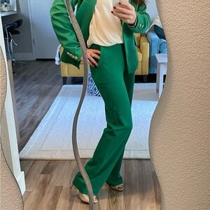 C By One Straight Leg Green Trouser